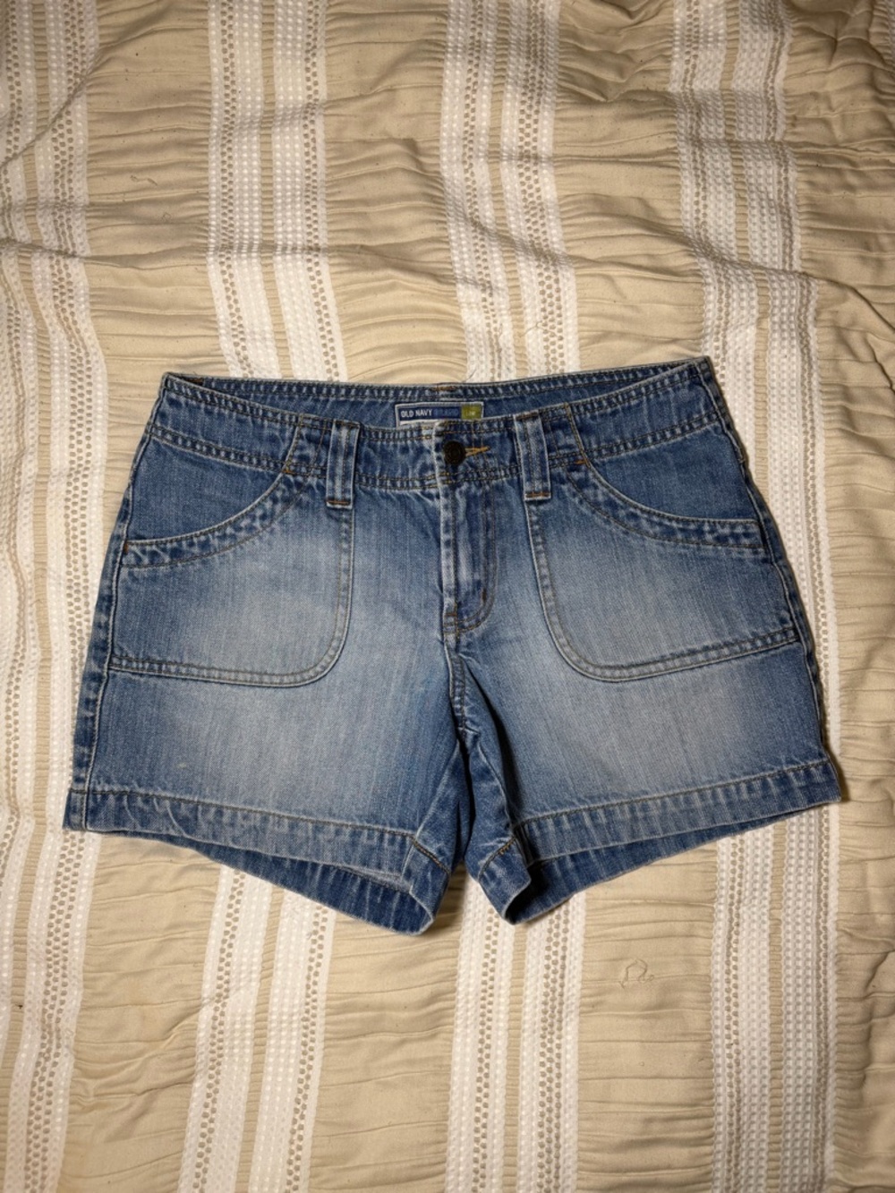 Vintage Old Navy Light Wash Blue Denim Shorts
